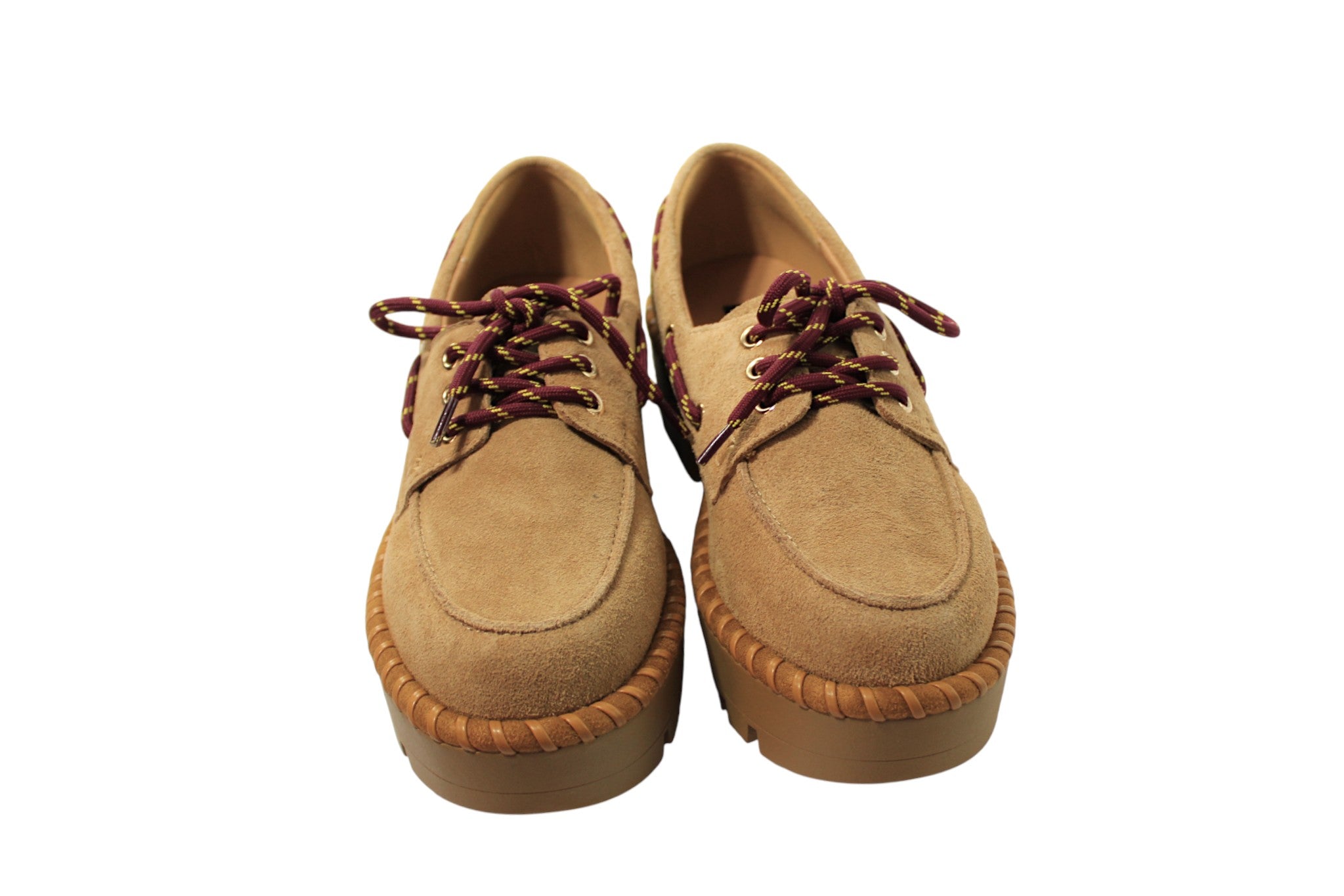 BIXBY01BOAT SUEDE CAMEL