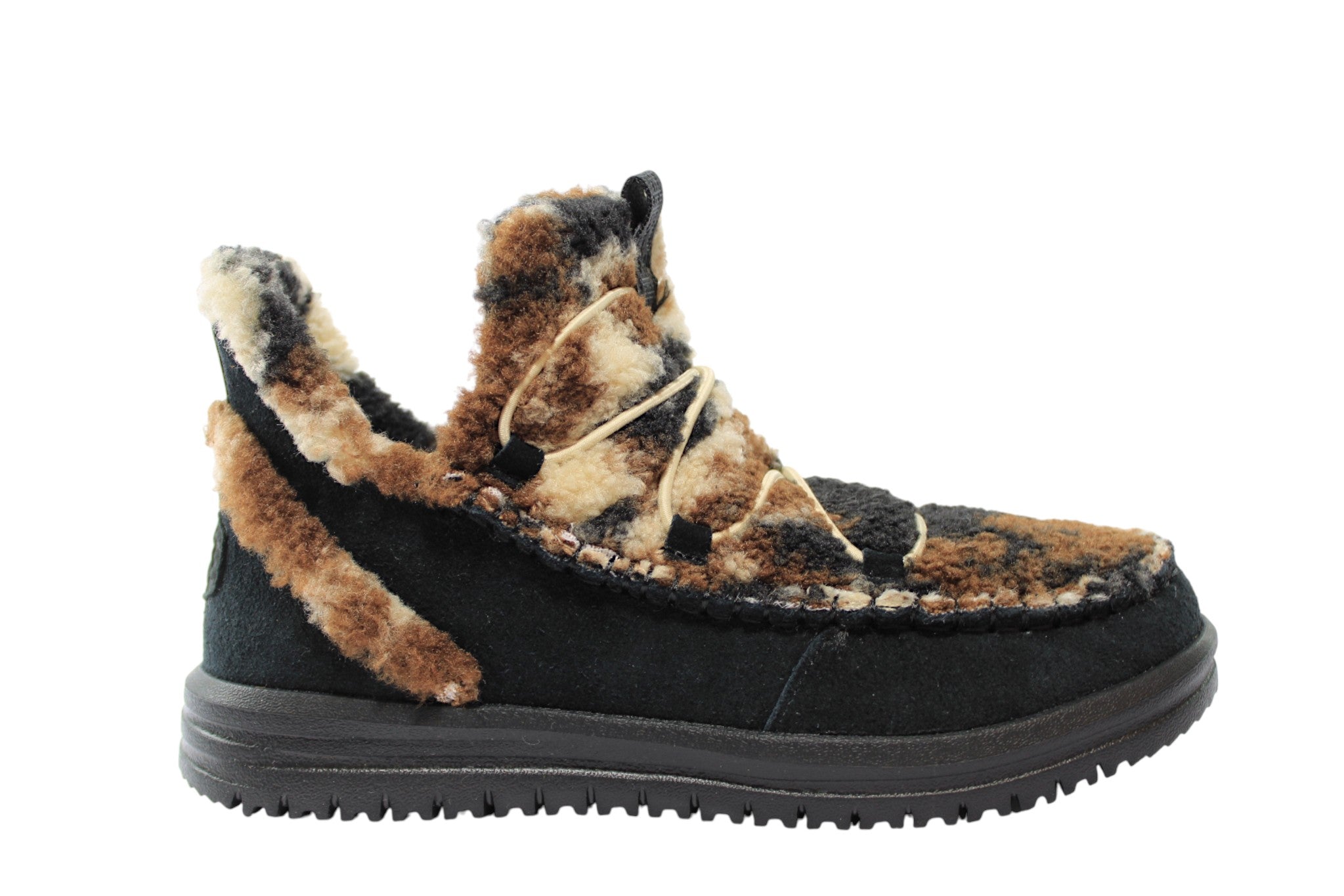 CAMDEN SUEDE COZY0PE BLACK MULTI