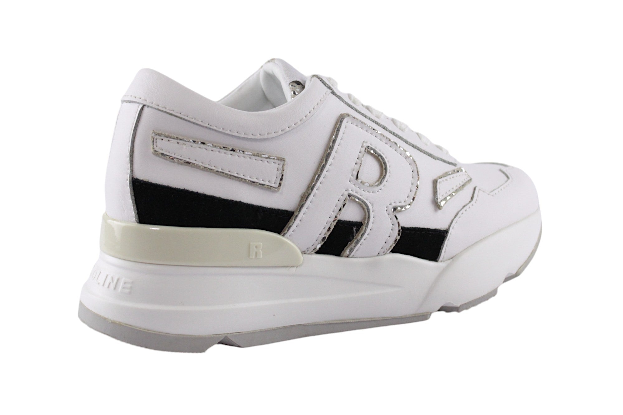 REVOLVESOFT SNAKE BIANCO ARGENTO