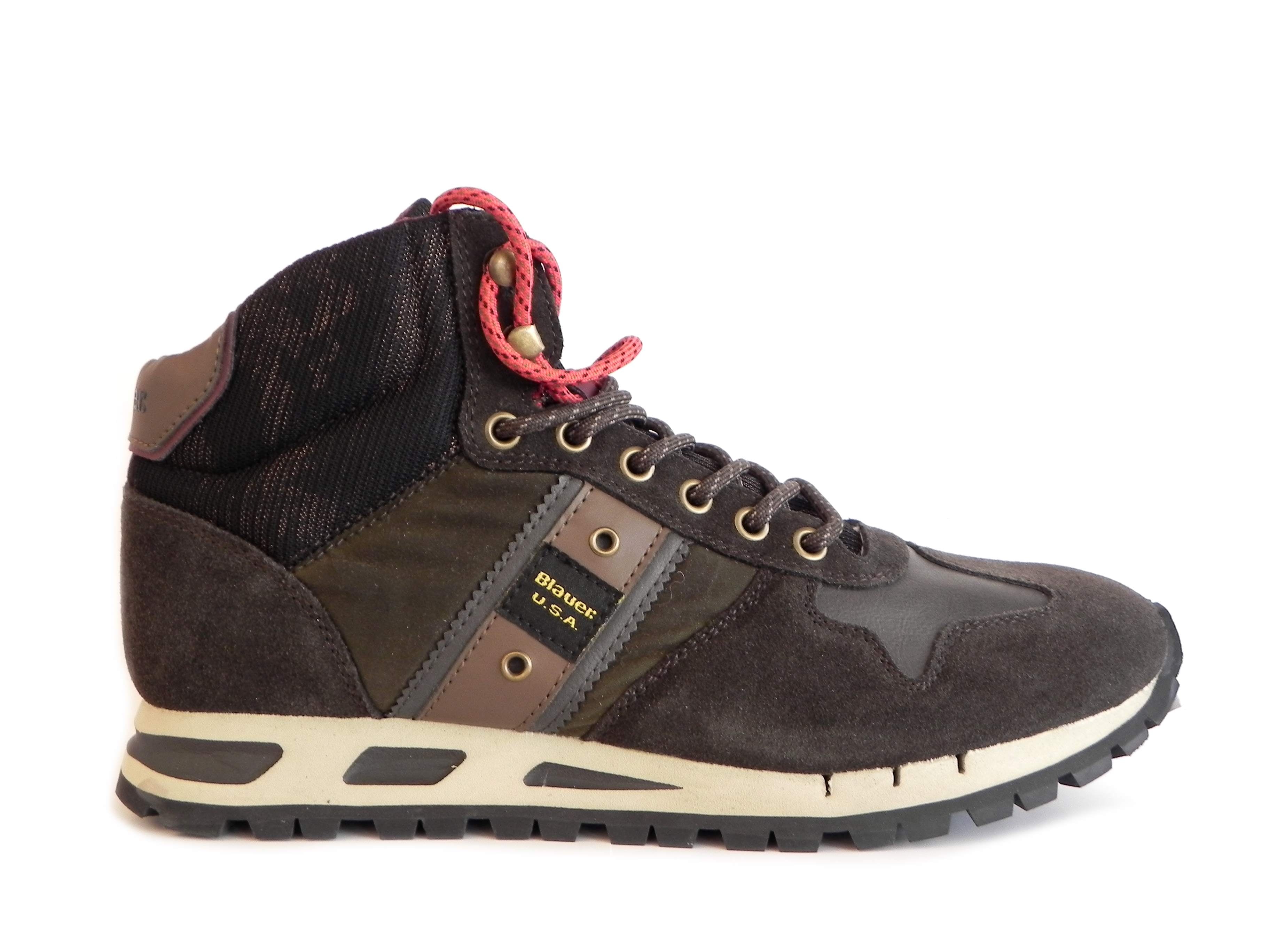 F1MUSTANG05/CAMDARK BROWN MESH/SUEDE