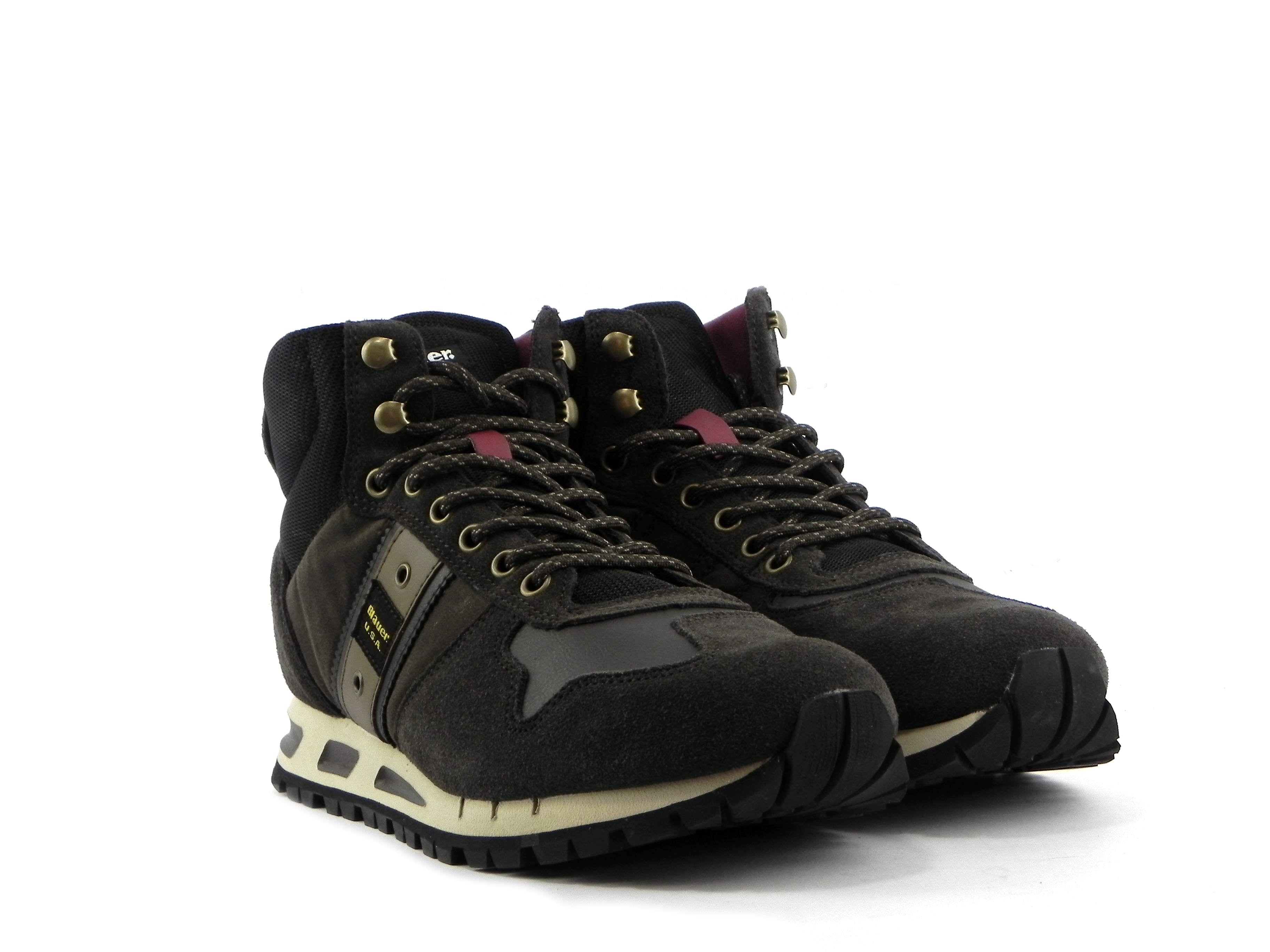 F1MUSTANG05/CAMDARK BROWN MESH/SUEDE