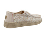 WENDY ESPADRILLE RET77U PALE PINK WHITE