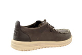 WALLY NXT MOC LEATHE2IX MOLE BROWN