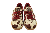 CLOUDP104 FUR COW MUCCA/RED