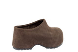 SIERRA01COW SUEDE CLOG CHOCO