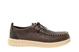 WALLY NXT MOC LEATHE2IX MOLE BROWN