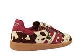 CLOUDP104 FUR COW MUCCA/RED